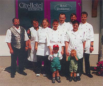 Das Team der Grillstation, Hotel und Restaurant Balonier